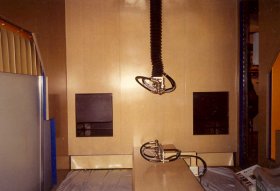 Cabine de peinture compacte
