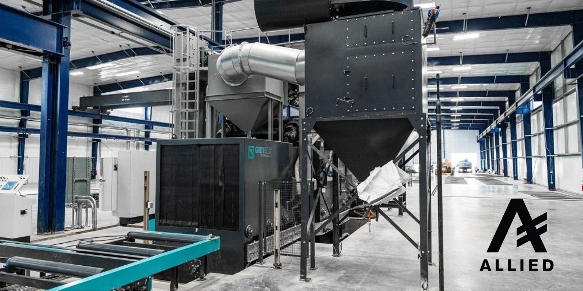 Allied Steel Building - 3D Shot blaster