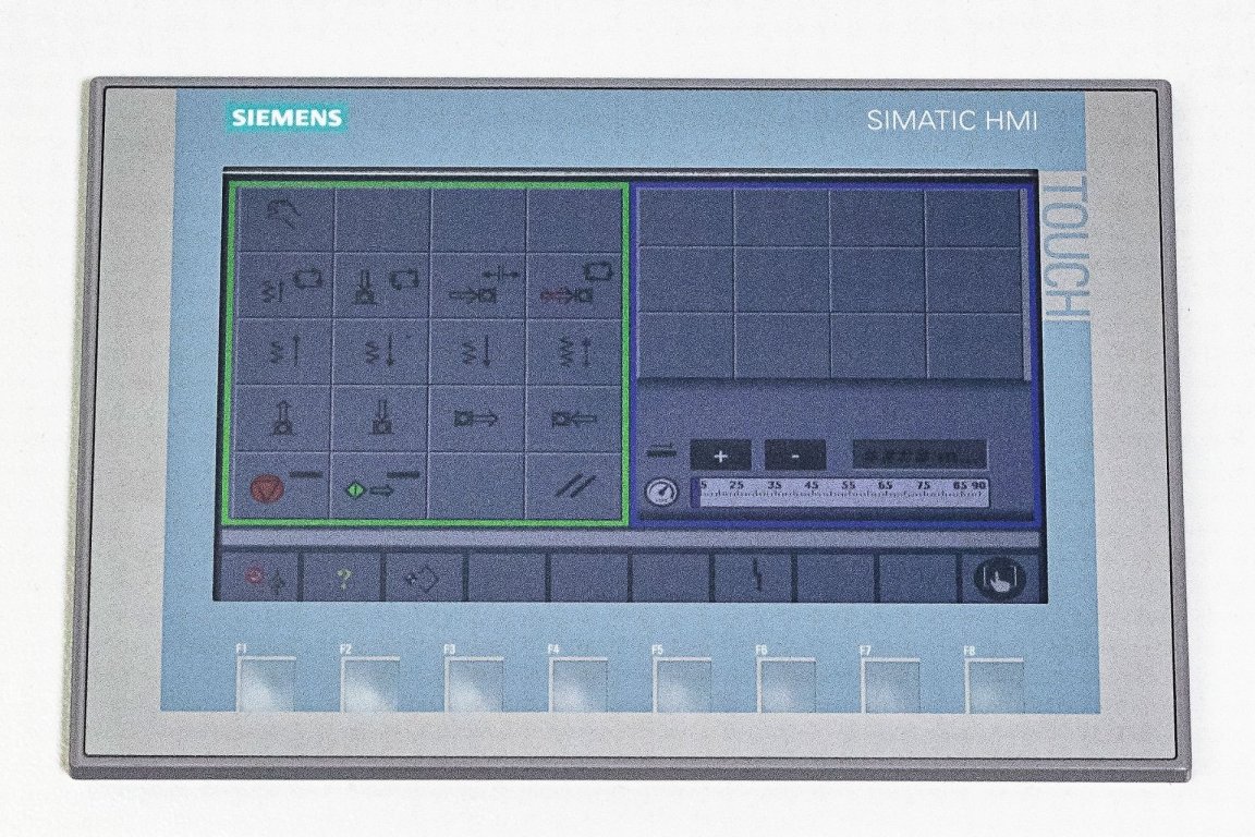 Eenvoudige bediening via touchscreen