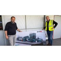 EHG GIETART Shot blasting and painting line 1 