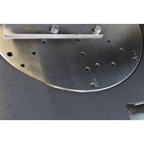 Drilling pattern in saw table