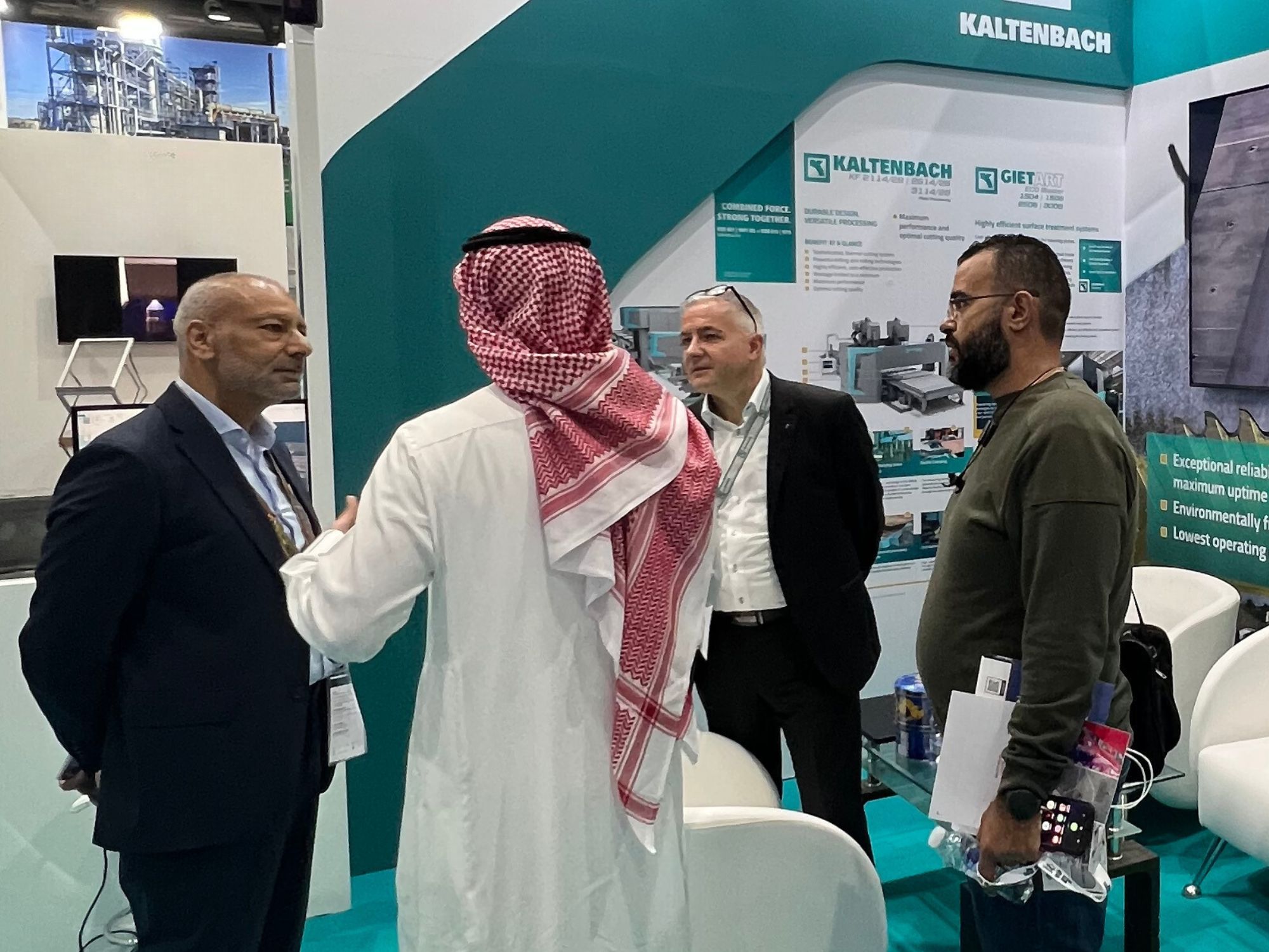 Our stand at Steelfab ME 2024